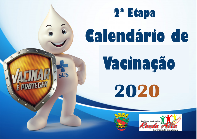 Segunda Etapa do Calendário de Vacinação 2020